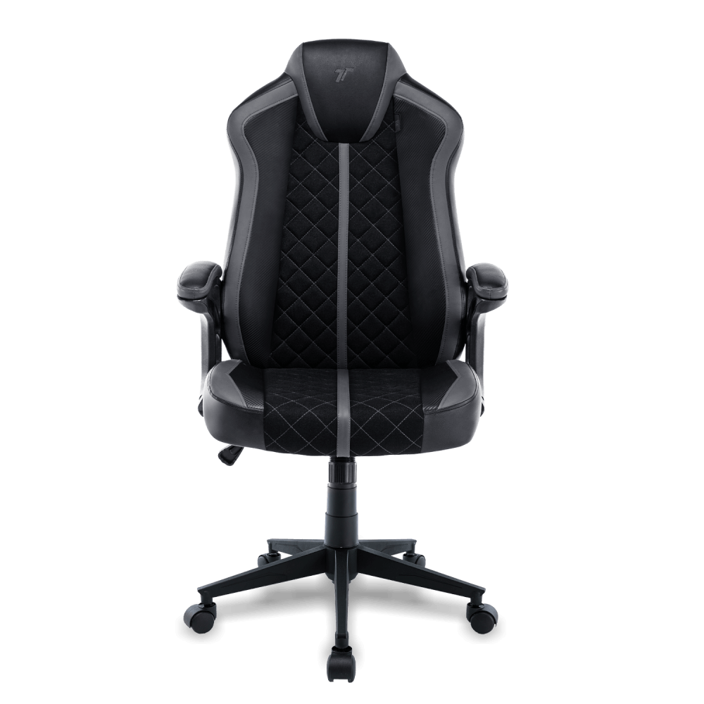 เก้าอี้เกมมิ่ง TTRacingDuo V4 หนัง PU สีเทา